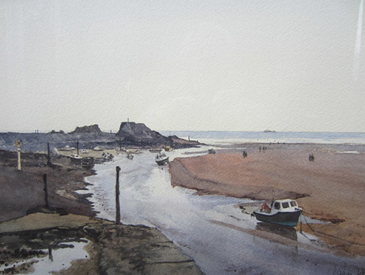 Bude - Watercolour painting by John Hunt