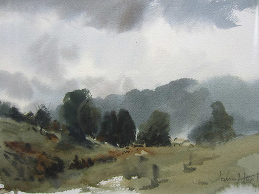 Wookey Hole - Watercolour painting by John Hunt