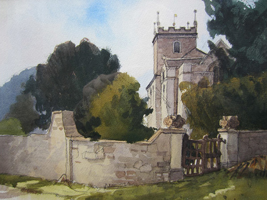 Marsten Bigot - Watercolour painting by John Hunt